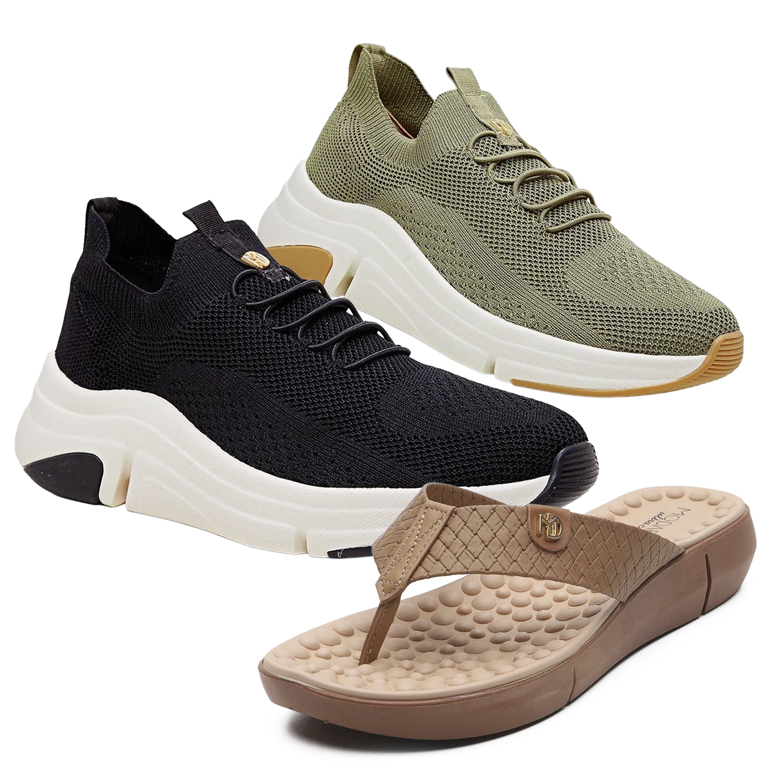 PROMO MODARE | Tênis Ortopédico + Chinelo Massageador - [Mega Oferta]